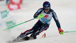 FIS Alpine Ski World Cup  Mens Slalom Run 1  Schladming AUT  2023 [upl. by Aizek]