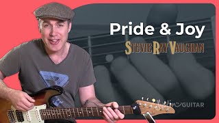 How to play Pride And Joy on guitar  Stevie Ray Vaughan [upl. by Hgieliak]