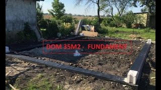 Fundamenty pod domek 35m2 [upl. by Silver332]