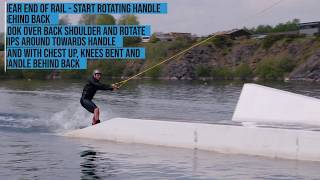 Ballyhass Cable Wakeboarding  Rail Tricks to learn BeginnerIntermediate [upl. by Errehs]