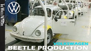 Volkswagen Beetle Production in Germany and Mexico Historic Footage 19742003 [upl. by Frankie912]