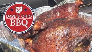 Thanksgiving Style Turkey  Offset Smoker  How to Smoke a Turkey [upl. by Aitas]