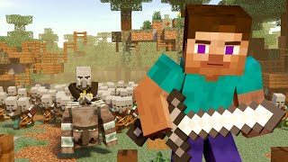 Village Raid REVEAL TRAILER Minecraft Animation [upl. by Eylhsa]