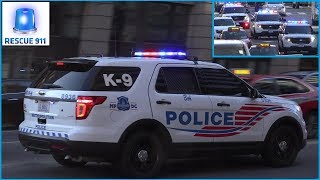 Washington DC 3x Metropolitan Police K9 HiLo Rumbler [upl. by Rivkah543]