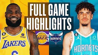 Los Angeles Lakers vs Charlotte Hornets FULL Highlights HD  December 28 2023  NBA Season [upl. by Mcgray]