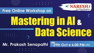 Workshop on Mastering in AI amp Data Science  by Mr Prakash Senapathi [upl. by Akinej935]