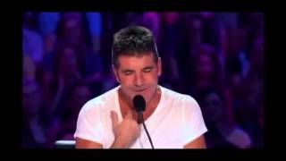 Simon Cowell sings on X FACTOR 2013 [upl. by Ilenay]