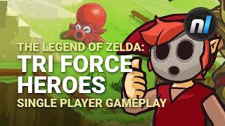 The Legend of Zelda Tri Force Heroes SINGLE PLAYER Gameplay 60fps [upl. by Yvonner795]