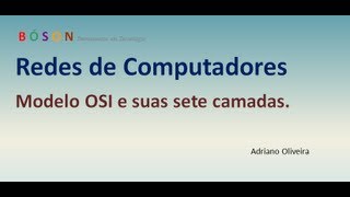 Curso de Redes  Vídeo 03  Modelo OSI [upl. by Harihs310]