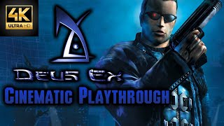 Deus Ex 100 Walkthrough Realistic No Commentary 00 TRAINING [upl. by Schoenberg871]