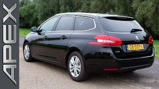 PEUGEOT 308 SW 16 BlueHDi 120  Review English Subtitles 2015 [upl. by Ikik835]