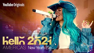 Karol G New Year’s Eve Performance  Hello 2021 Americas [upl. by Conrade667]