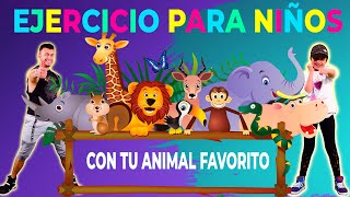 14 Ejercicios FACILES para NIÑOS 😱🏋 Easy Kids Workout 😎 Animal Fitness [upl. by Wash170]