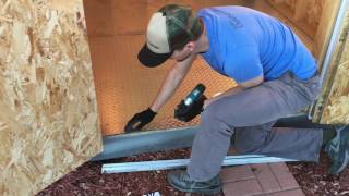 How to install aluminum diamond plate floor Part 1 [upl. by Cassell]