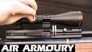 How To Zero An Air Rifle Scope  Air Armoury [upl. by Rowell]