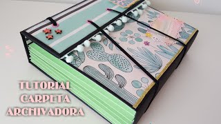 TUTORIAL CARPETA ARCHIVADORA [upl. by Lrigybab]