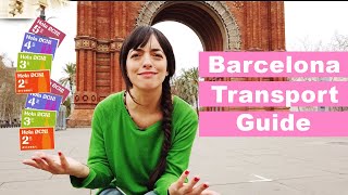 Barcelona Public TRANSPORT Guide  😱What travel card to buy  Get around in Barcelona [upl. by Aeriela]