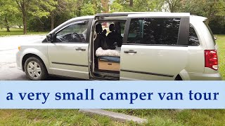 Finally a tour of my very small self built minivan camper van [upl. by Quinby893]