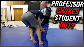 Jiu Jitsu Professor Humbles Athletic Purple Belt [upl. by Vinny]