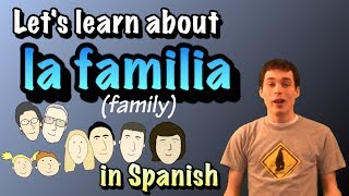 Learn Spanish  Family Members beginner [upl. by Adnilev]