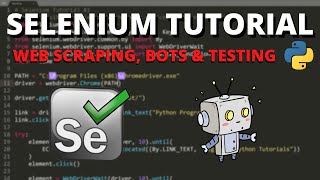 Python Selenium Tutorial 1  Web Scraping Bots amp Testing [upl. by Madelina904]