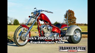 Ricks 2005 Big Dog DT Trike  Frankenstein Trikes [upl. by Ahsikit503]