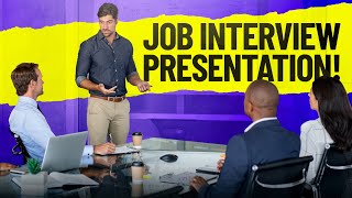 HOW TO GIVE A JOB INTERVIEW PRESENTATION Job Interview Presentation TIPS [upl. by Seyer]