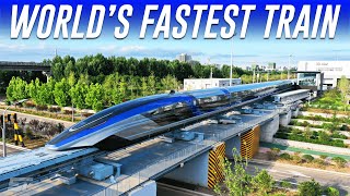 China’s New Maglev Bullet Train Is Now World’s Fastest Land Vehicle [upl. by Nnaeirrac878]