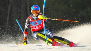 Mikaela SHIFFRIN  Winner  Slalom Run 1  Lienz AUT  2023 [upl. by Pavia]