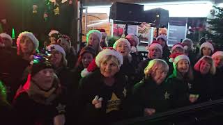 WHAT CHRISTMAS MEANS TO ME Rock Choir at Birkdale Lights Switch On 1st December 2024 [upl. by Lamarre424]