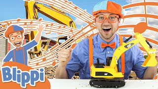 Im An Excavator  Blippi Digger Song  Educational Songs For Kids [upl. by Yrffoeg]