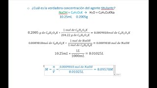 Resumen Estandarización de soluciones con ejercicio [upl. by Maribeth]