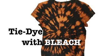 How to Tiedye with BLEACH [upl. by Yoho569]