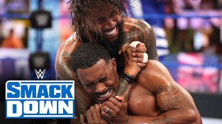 The Street Profits vs The Usos SmackDown May 28 2021 [upl. by Loredo938]