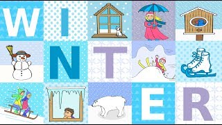 Deutsch lernen der Winter Schnee und Eis  learning German winter snow amp ice [upl. by Bowen]