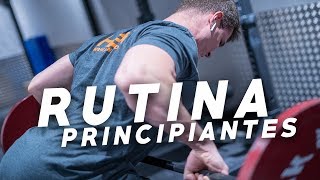 LA MEJOR RUTINA PARA PRINCIPIANTES GYM  PROGRESA desde el PRIMER DÍA [upl. by Tneciv]