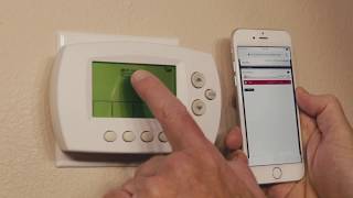 Honeywell WiFi Thermostat  Install and Setup [upl. by Seabrook]