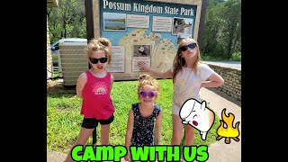 Camping  Family Vlog  Possum Kingdom Lake [upl. by Iel]