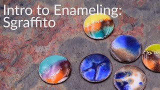 Intro to Enameling  Sgraffito [upl. by Most]