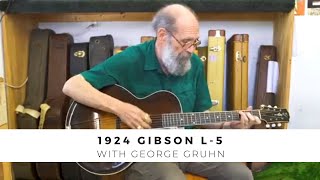 1924 Gibson L5 Signed by Loyd Loar with George Gruhn  Gruhn Guitars in Nashville TN [upl. by Honor983]