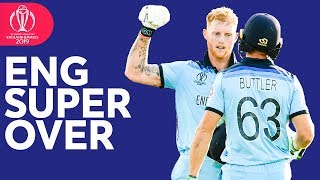 England Super Over  Every Ball  ICC Cricket World Cup 2019 [upl. by Mata557]