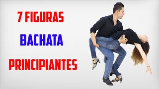 7 FIGURAS DE BACHATA PARA PRINCIPIANTES [upl. by Uehttam]