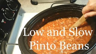 Creamy Slow Cooker Pinto Beans [upl. by Aziza888]