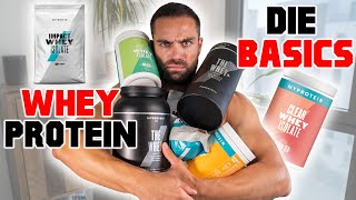 Was ist WHEY PROTEIN Die Grundlagen amp Unterschiede [upl. by Meekah]