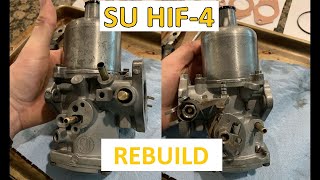 SU HIF 4 Carburetor Rebuild  Reassembly  Adjustment [upl. by Lapham491]