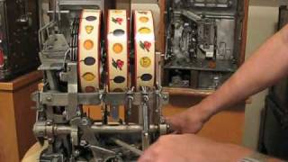 How to Unjam a Mills Antique Slot Machine Part 2 of 2 produced by Coin Op Preservation Society [upl. by Ttirrej]