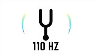 110 Hz Pure Tone Frequency  1 Hour [upl. by Brout]