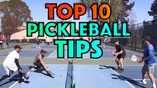 Top 10 Pickleball Tips For Players Of All Levels [upl. by Netniuq]