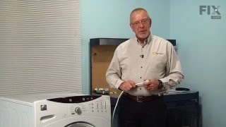 GE Washer Repair – How to replace the Drive Belt [upl. by Irneh221]