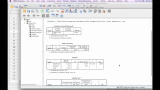 How to Calculate Multiple Linear Regression with SPSS [upl. by Kealey503]